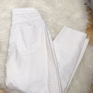 TOPSHOP MOTO WHITE MOM JEANS